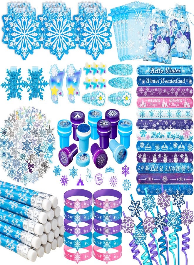 DMIGHT 130 Pcs Frozen Party Favors Birthday Supplies for Girls Kids, Gift Bags Frozen Filler Goodie Bag Stuffers Frozen Birthday Party Supplies - Image 1